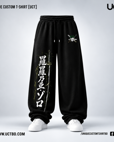 Shadow Samurai Jogger-BLACK MENS PREMIUM BAGGY JOGGERS