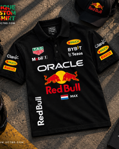 ORACLE BLACK POLO T-SHIRT