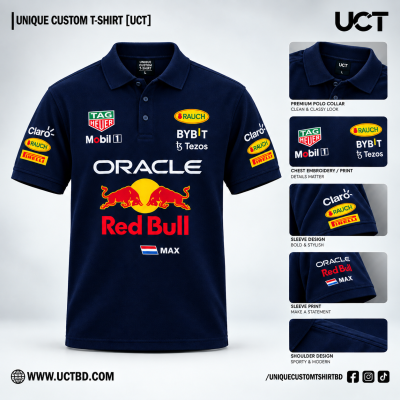 ORACLE NAVIE BLUE POLO T-SHIRT