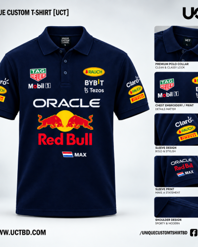 ORACLE NAVIE BLUE POLO T-SHIRT