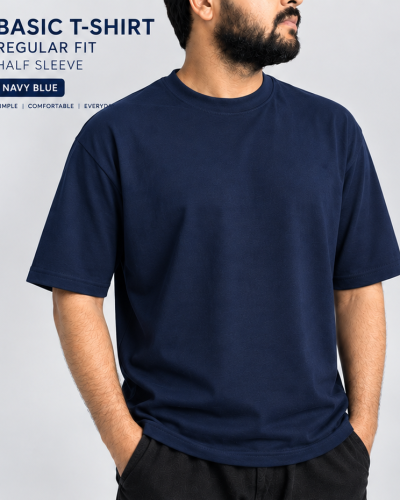 PREMIUM BASIC T-SHIRT - NAVY